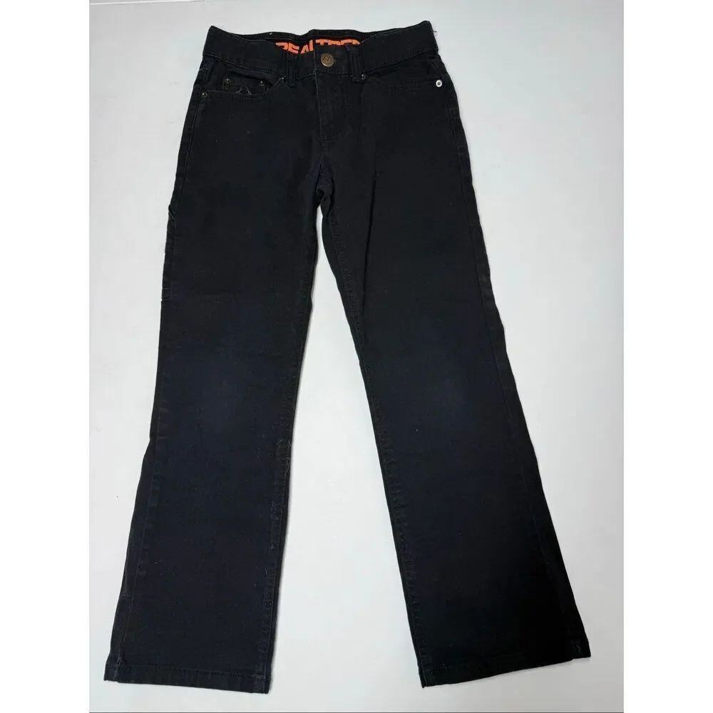 Realtree Youth Carpenter Pants (Black, S-7/8)